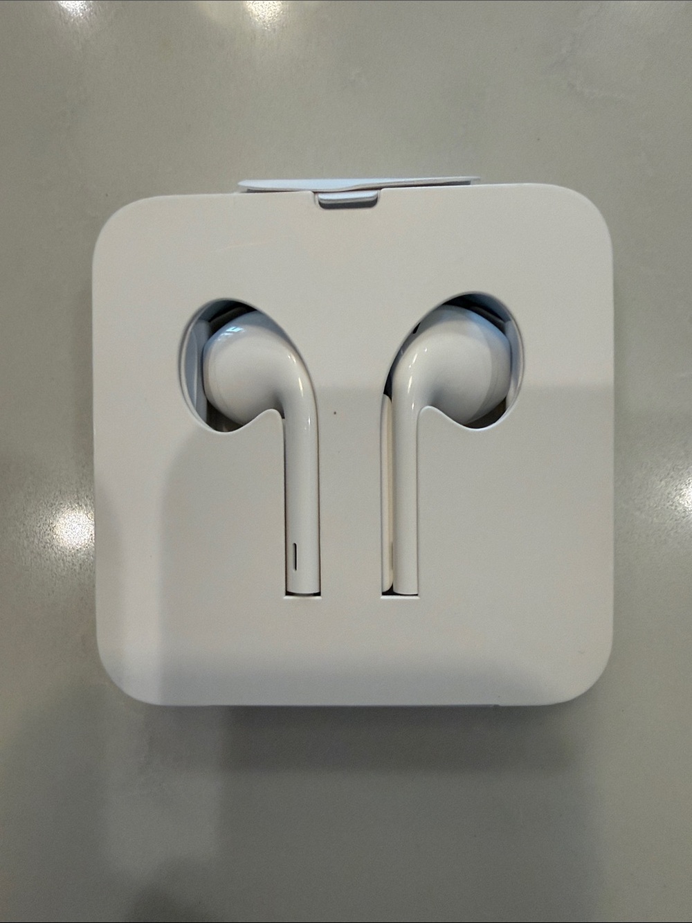 Apple White Wired Earbuds with In-Ear Stem Design